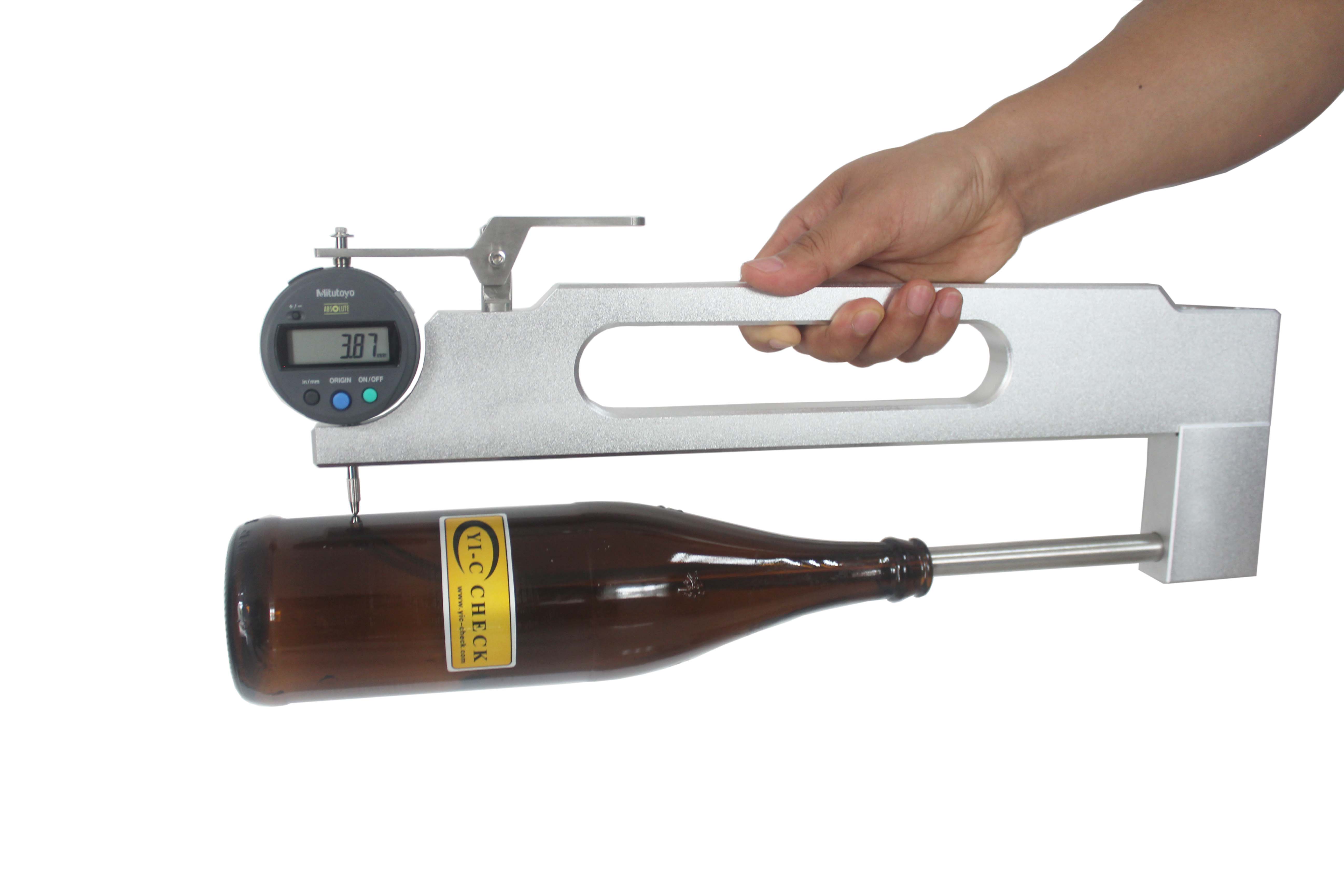 BWTG 200 Wall Thickness Gauge For Glass Bottles YI C CHECK INSTRUMENT